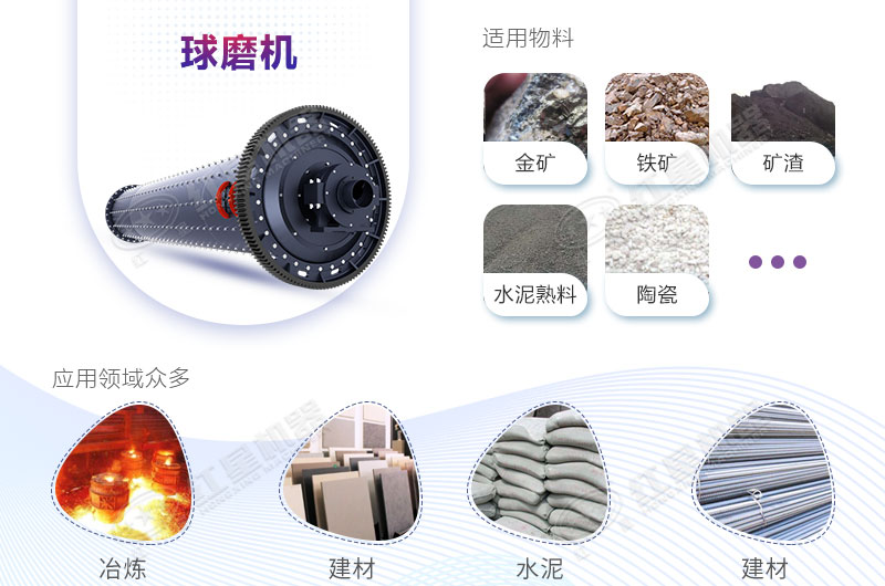 水泥球磨機(jī)設(shè)備優(yōu)勢(shì)多，應(yīng)用廣泛