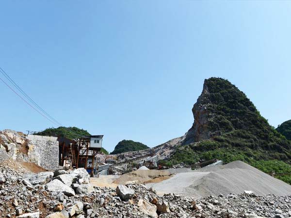 采石場作業(yè)現場