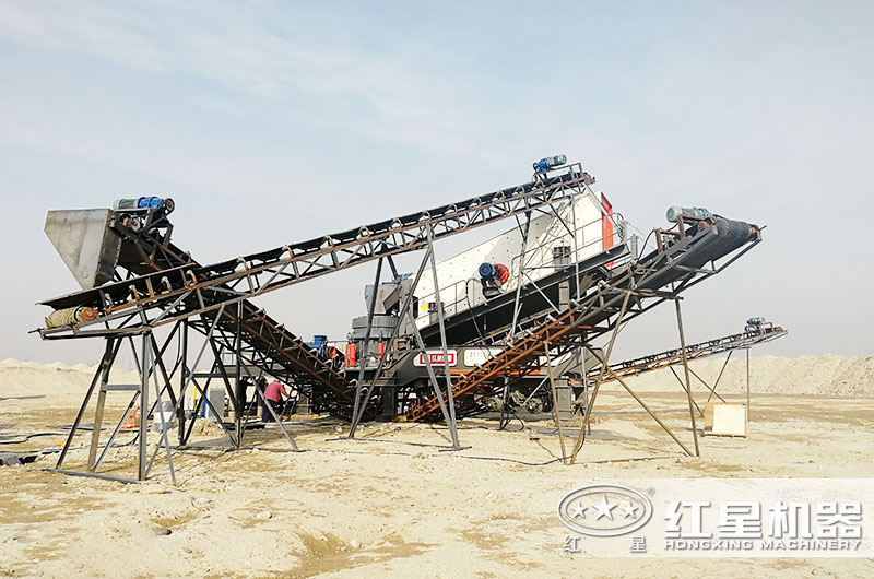 鋼筋混凝土破碎用什么機器？建筑垃圾移動破碎站剛剛好