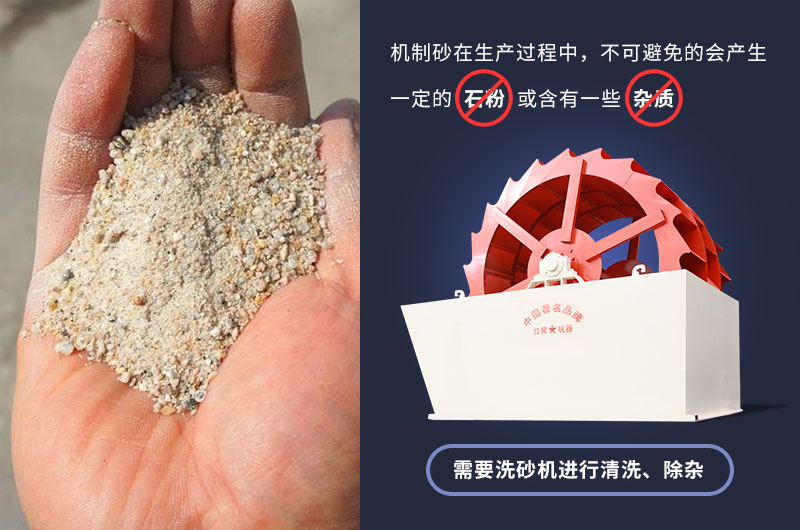 洗砂機(jī)可大大提高砂石質(zhì)量，在制砂生產(chǎn)中發(fā)揮著巨大作用
